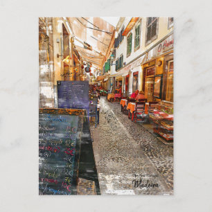 Postal Calle Madeira Eat- El Portugal Real