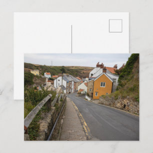 Postal Calle Mayor del pueblo de Staithes