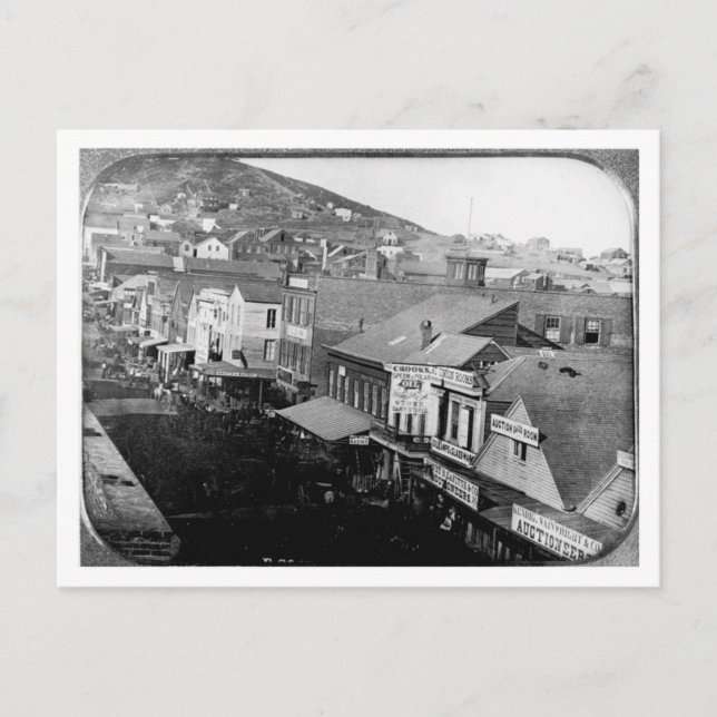 Postal Calle Montgomery San Francisco California 1850 (Anverso)