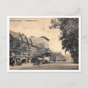 Postal Calle Nassau, Princeton, Nueva Jersey Vintage