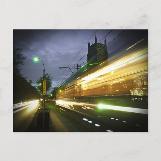 Postal Calle NOLA de noche (Anverso)