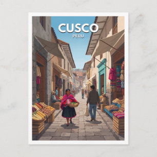Postal Calle Nueva, Cusco Perú Viajes