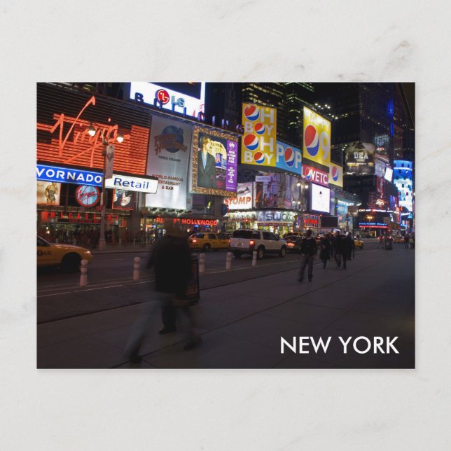 Postal calle, NUEVA YORK (Anverso)