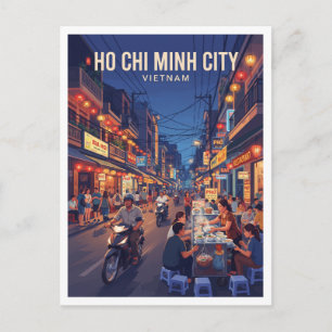 Postal Calle peatonal Bùi Viện Ciudad Ho Chi Minh Vietnam