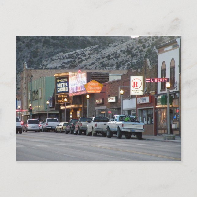 Postal Calle principal (Anverso)