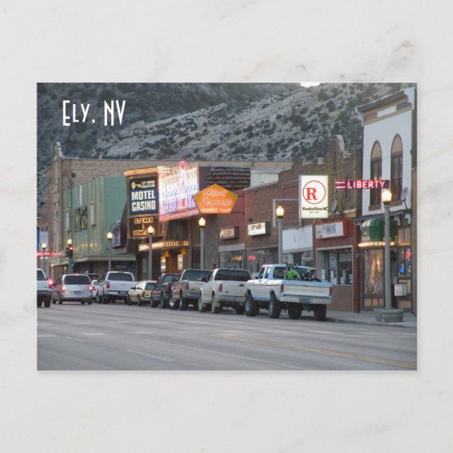 Postal Calle principal (Anverso)