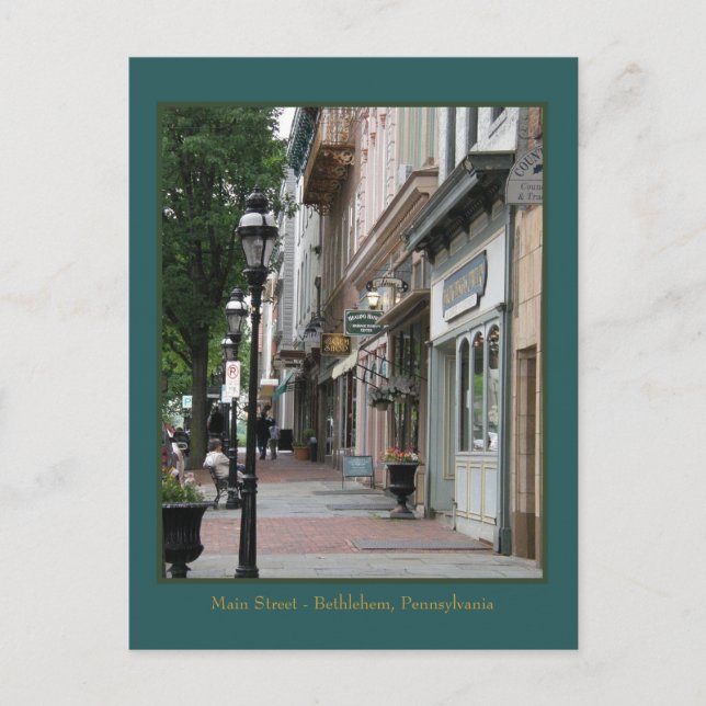 Postal Calle principal (Anverso)