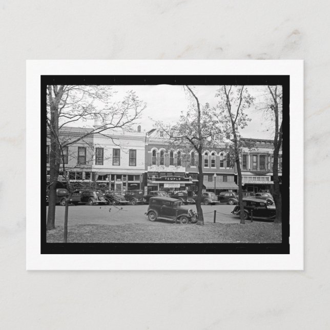 Postal Calle principal, América (Anverso)