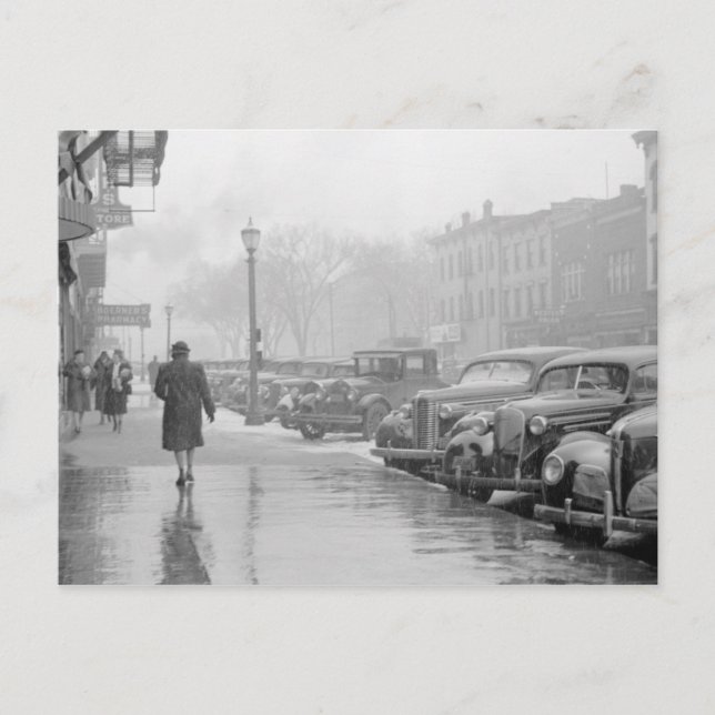 Postal Calle Principal Ciudad Iowa, Iowa (Anverso)