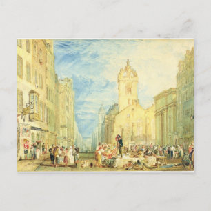 Postal Calle principal de José Mallord Guillermo Turner