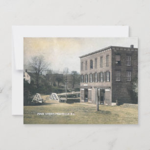 Postal Calle principal de Montville NJ, años 1910