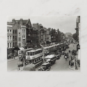 Postal Calle principal de Whitechapel, Londres, c.1930