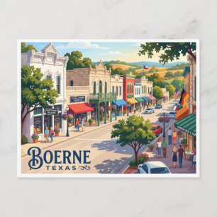 Postal Calle Principal Histórica Boerne Texas