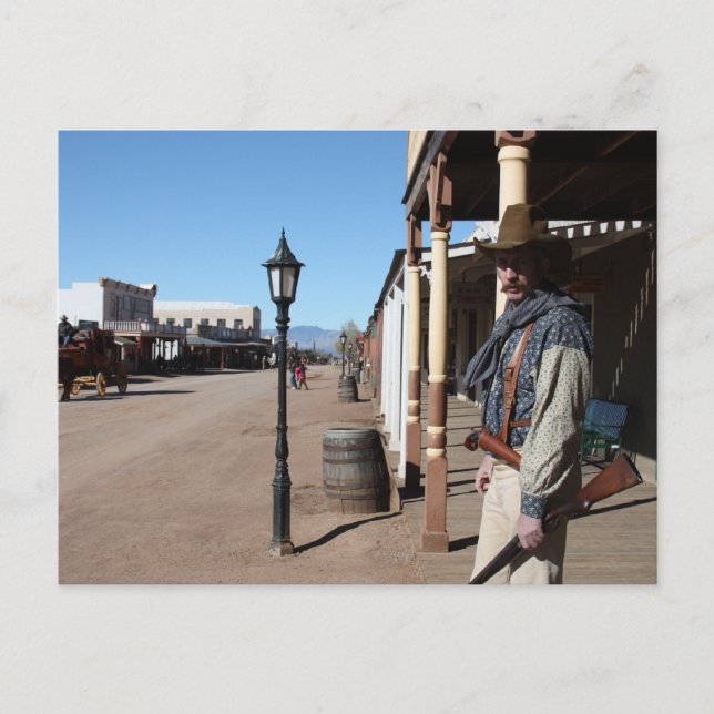 Postal Calle principal, piedra sepulcral (Anverso)