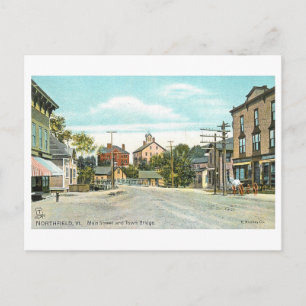Postal Calle Principal Vintage, Northfield, Vermont
