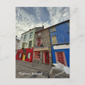 Postal Calle Quay en el Barrio Latino, Galway Irlanda 2