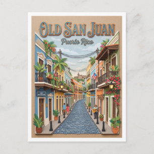 Postal Calle San Sebastián San Juan Puerto Rico