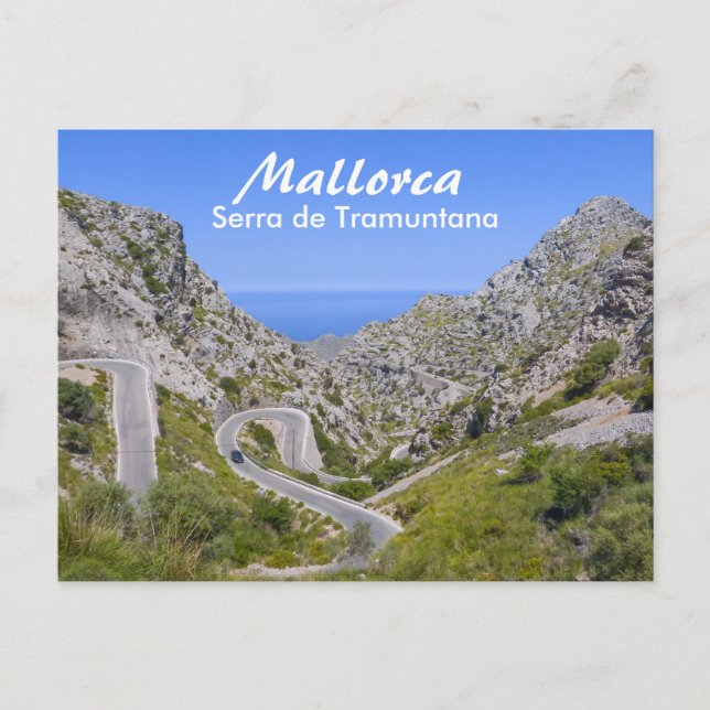 Postal Calle Serra de Tramuntana (Anverso)