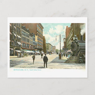 Postal Calle South Salina vintage, Syracuse, Nueva York