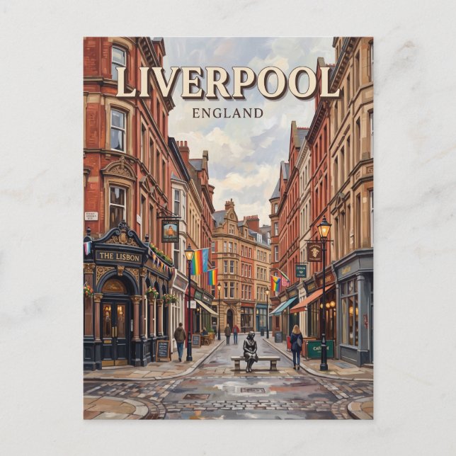 Postal Calle Stanley Inglaterra (Anverso)