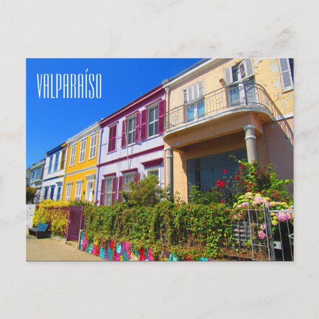 Postal calle valparaíso (Anverso)