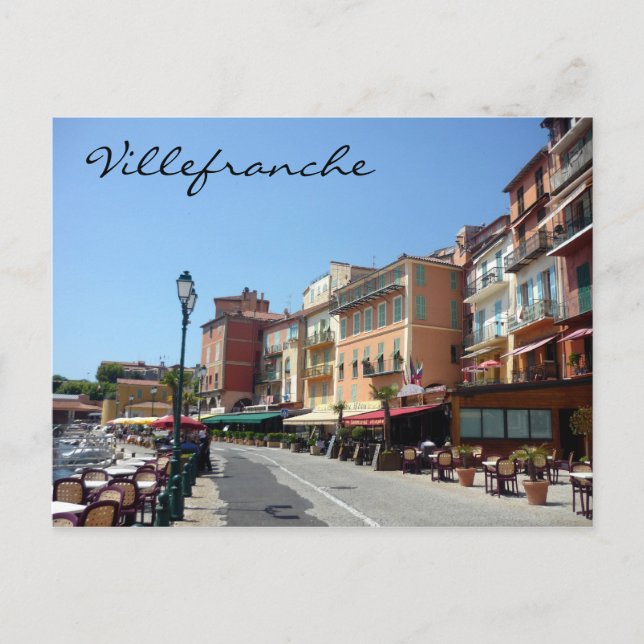 Postal calle villefranche (Anverso)