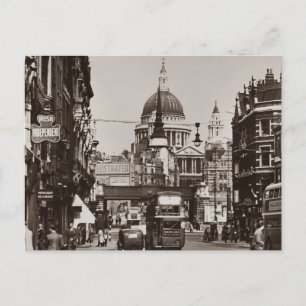 Postal Calle Vintage Central de Londres