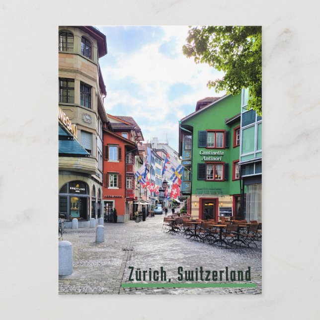 Postal Calle Zurich (Anverso)
