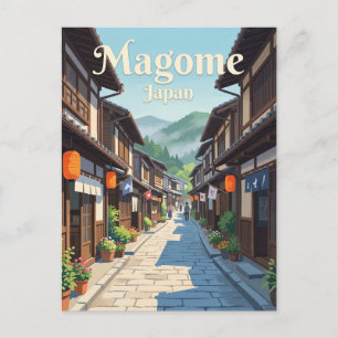 Postal Callejón de Magome-juku Japón