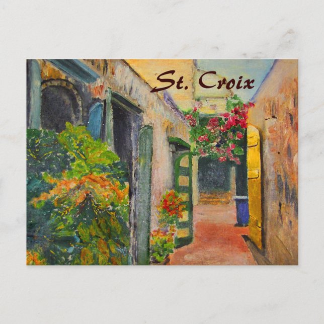 Postal callejón de Santa Cruz (Anverso)