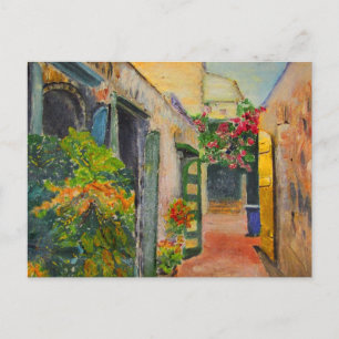 Postal callejón de Santa Cruz