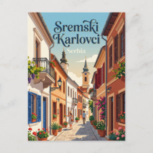 Postal Callejón de Sremski Karlovci Serbia