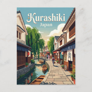Postal Callejón del Barrio Histórico de Kurashiki Bikan J