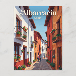 Postal Callejón en Albarracín España