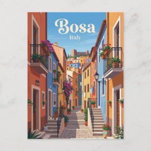 Postal Callejón en Bosa, Italia Italia