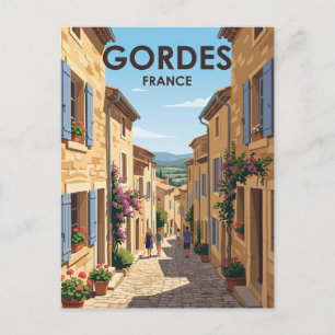 Postal Callejón en Gordes Francia
