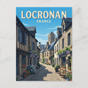Postal Callejón en Locronan Francia