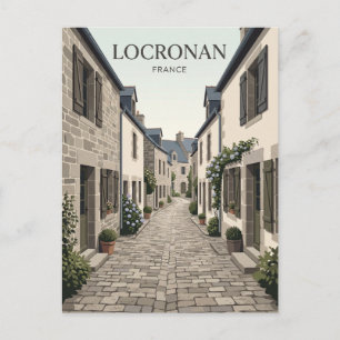 Postal Callejón en Locronan Francia