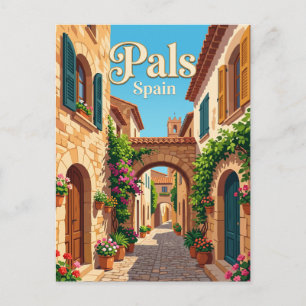 Postal Callejón en Pals España