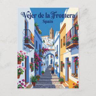Postal Callejón en Vejer de la Frontera España
