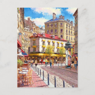Postal Calles cautivadoras parisinas