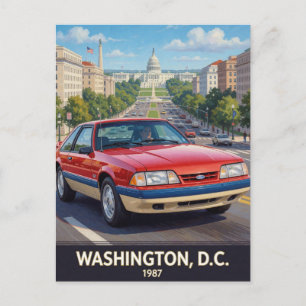 Postal Calles de actuaciones de Washington DC ochenta 198
