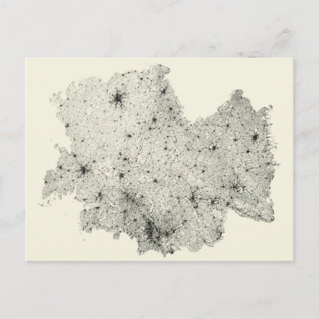 Postal Calles de Alemania (Anverso)