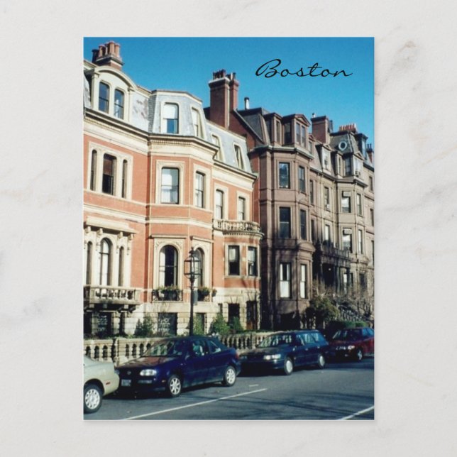 Postal calles de boston (Anverso)