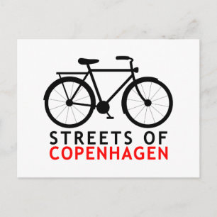 Postal Calles de Copenhague