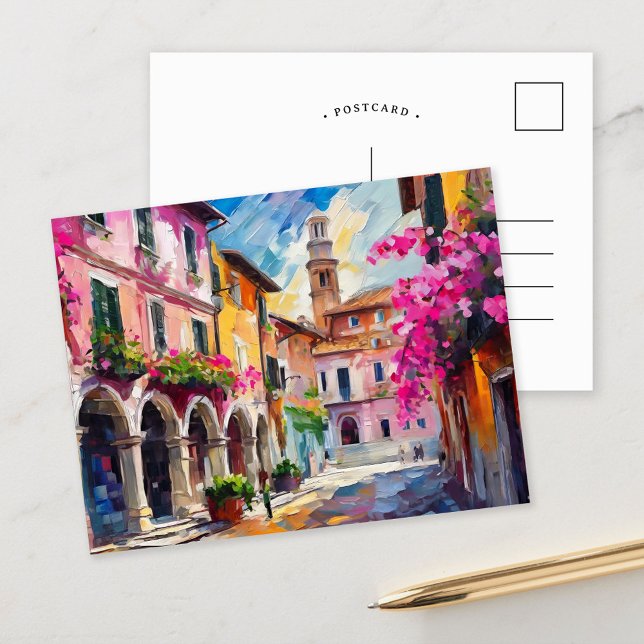 Postal Calles de Italia arte abstracto moderno (Subido por el creador)