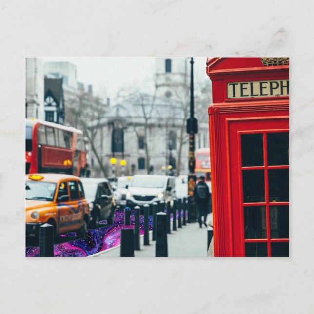 Postal calles de londres (Anverso)