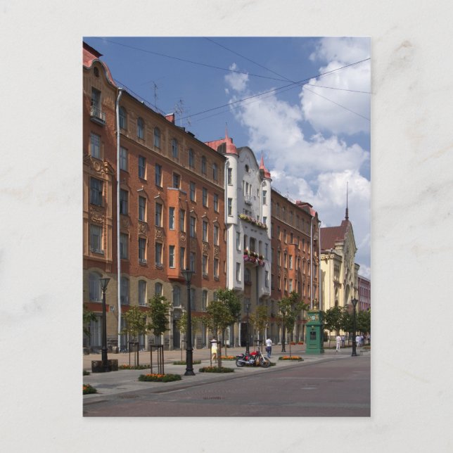 Postal calles de San Petersburgo, Rusia (Anverso)