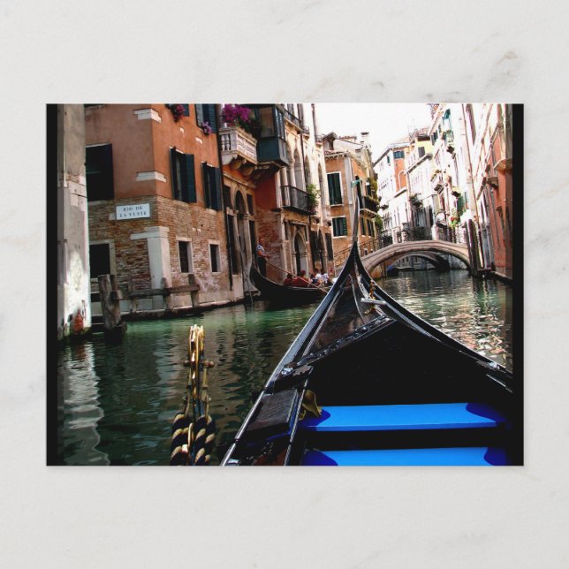 Postal Calles de Venecia (Anverso)
