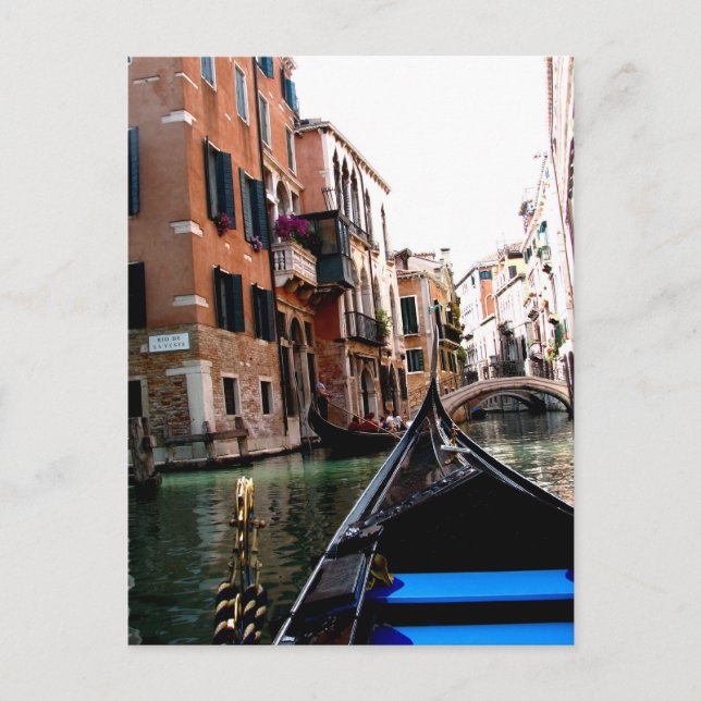 Postal Calles de Venecia (Anverso)